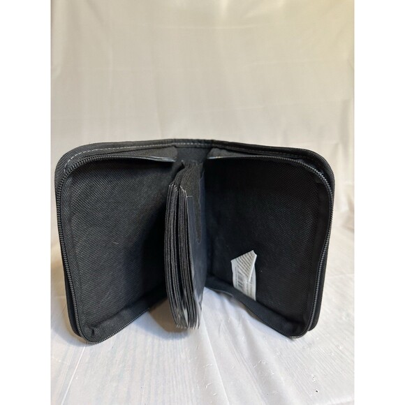 Case Logic Soft CD Travel Carrying Case Holds 32 Zipper Black - Picture 8 of 8